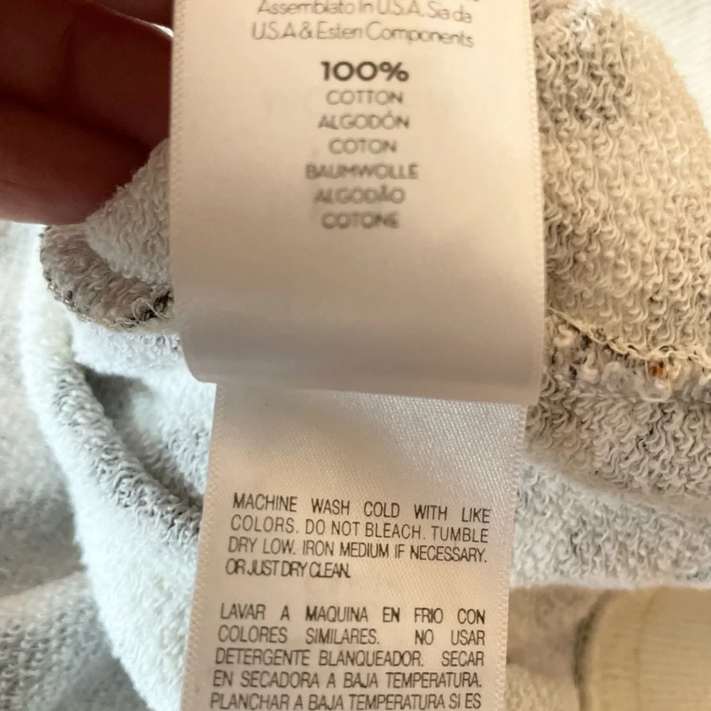 MOTHER Leopard Print Sweatshirt - Black and White - Picture 9 of 10